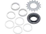 Set Di Pignoni / Anelli Distanziali Single Speed 13 Denti, Argento, 9 Pezzi (1 Set)