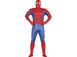 Maschera Da Supereroe Figura D'avventura Eroe Comico Eroe Ragno Costume Di Carnevale, Taglia: 52 - 54 (L) Colore: Rosso