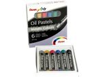 Pentel PHN-M6 Gesso A Pastello A Olio - 6 Pezzi, Assortiti Metallici, Scatola Di Cartone