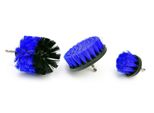 Geko Set Di Spazzole 3 Pezzi, Estensione 1/4" G00880"