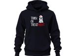 Infermiera Halloween Trick Or Treatment Regalo Infermieristico Felpa Con Cappuccio Unisex, Navy, S