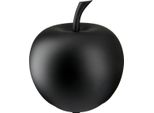 Casablanca Dekoobjekt, Apfel, "Portofino"", Keramik, Schwarz, , H. 26 Cm, D. 27 Cm 32055"