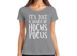 È Solo Un Mucchio Di Hocus Pocus Halloween Hexe Spinnennetz Retro Damen T-Shirt, Grau, Xl