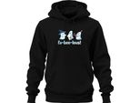 Fa-Boo-Lous! Simpatici Fantasmi Halloween Bambini Festa Costume Carino Unisex Felpa Con Cappuccio, Nero, L
