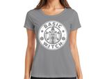 Basic Witch Strega Di Halloween Zucca Regalo Donna Maglietta Divertente Da Donna, Grigio, 3XL