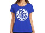 Basic Witch Strega Di Halloween Zucca Regalo Donna Divertente Maglietta Da Donna, Blu, 3XL