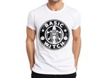 Basic Witch Strega Di Halloween Zucca Regalo Donna Divertente Maglietta Uomo Cool, Bianco, Xxl