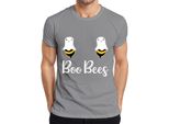Maglietta Da Uomo Boo Bees Halloween Pun Funny Bees Ghosts Gift, Grigio, 3XL