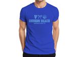 Maglietta Da Uomo Cousins Beach Massachusetts Beach Shell Lobster Cape Cod Summer, Blu, L