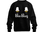 Boo Bees Halloween Pun Funny Bees Ghosts Gift Unisex Felpa Pullover, Nero, 3XL