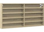 Vidaxl Vetrina Rovere Sonoma 100X8,5X50 Cm Materiale A Base Di Legno