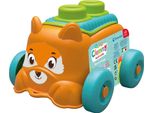 Clementoni Baby - Clemmy Cucciolo Sensoriale Arancione Con Blocchi Morbidi, 5 Pz.