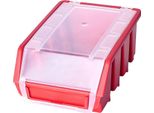 Scatola Con Coperchio Incernierato Dimensioni 2 Rosso 11,5X16X7,5 Cm