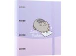 Pusheen - Cartella A4 Della Collezione Moments (4 Anelli, Elastico)