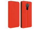 Cover In Pelle Finta Classic Edition Xiaomi Redmi Note 9 - Rosso