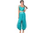 Costume Da Principessa Araba Da Donna Turchese - L