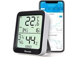 Igrometro Termometro Govee, Mini Termometro Digitale Lcd, Allarme Di Notifica Dell'igrometro, App Per La Temperatura Precisa, Archiviazione Dati Casa / Garage