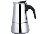 Aigid -Macchina Da Caffè, Caffettiera Portatile In Acciaio Inox Da 300 Ml/450 Ml, Caffettiera Moka Per Ufficio (300 Ml)