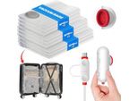 Sacchetti Sottovuoto Per Vestiti Con Pompa Elettrica Usb, 9 Pezzi Sacchetti Sottovuoto (3X 40X40Cm, 3X 40X50Cm, 40X60Cm), Sacchetti Sottovuoto Riutilizzabili Da Viaggio
