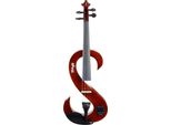 Stagg Evn 4/4 Mrd, Violino Elettrico Con Custodia E Cuffie, Rosso Metallizzato
