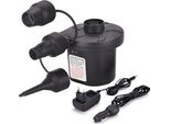 Pompa D'aria Elettrica Materasso, 2 In 1 Gonfiabile Sgonfiaggio, Materasso 3 Getti Materassi, Piscina, Anello Di Nuoto