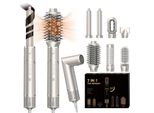 Ukliss 7 In 1 Pro Airstyler E Phon Ionico [110.000 Giri Al Minuto] Asciugacapelli Ad Alta Velocità, Asciugacapelli Ionico, Con Spazzola Termica Per Arricciare L'aria Calda