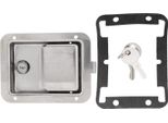 Serratura Per Cassetta Degli Attrezzi In Acciaio Inox - Maniglia Per Camper Con 2 Pulsanti Per Carrelli Per Rimorchi