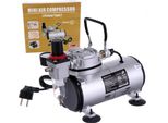 Compressore Per Aerografo Senza Olio Per Modellismo Con Filtro E Manometro AS18-2