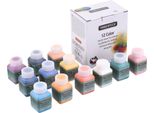 Colori Acrilici Per Aerografo 12 Colori 30Ml Fengda Timbertech Mix-Ii