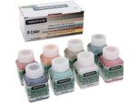 Vernici Acriliche Metallizzate Per Aerografo 8 Colori 8X30Ml Fengda Timbertech