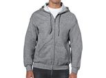 Gildan 18600 | Felpa Con Cappuccio In Misto Pesante - Colore: Grafite Heather - Taglia: 3XL