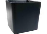Vivanno Fioriera In Vetroresina Cadrat Cubo, Antracite Opaco - 40X40X40 Cm