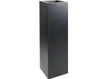 Vivanno Fioriera Colonna Mdf Block, Antracite Opaco - 30X30X100 Cm