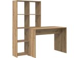 Vidaxl Scrivania In Rovere Artisan 138,5 X 55 X 143 Cm Materiale A Base Di Legno