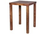 Kadima Design Rustikaler Sheeshamholz Bartisch, Stabile Konstruktion, Einzigartiges Design