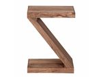 Kadima Design Beistelltisch "Z" Cube: Akazie/Sheesham, Z-Form, 44X59X30 Cm, Handgefertigt, Vielseitig Nutzbar.