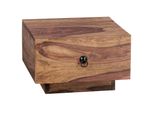Kadima Design Massivholz Nachttisch Nako: Landhausstil, Schublade, 40X25X40 Cm, Handgefertigt