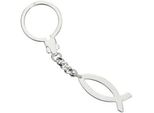 Schlüsselanhänger JOBO Anhänger Ichthys, silber (silber 925), Schlüsselanhänger, Damen, Silber 925 (Sterlingsilber), Schlüsselanhänger, 925 Silber