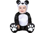 Tutina Panda Junior Poliestere Nero Mt 12-24 Mesi