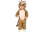 Giraffa Costume Carnevale Animale Tuta Bambino Con Cappuccio Tuta Accogliente Simpatici Motivi Animali Costume Stile Safari Tuta Intera Divertente Cappuccio, Taglia: 74/80 Colore: Marrone