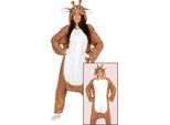Guirca- Costume Da Pigiama Da Giraffa Per Adulti, Taglia 38-40 (84966.0) Guirca