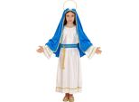 Costume Da Santa Maria Per Bambini - Misura 116 - 140 Cm - Vergine Maria 116 Cm - 4-5 Anni