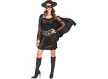 Costume Da Vendicatore Nero Da Donna - M/L