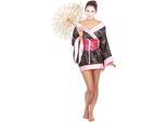 Nobile Costume Da Ge Da Donna Nero-Rosa - S