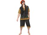 Costume Rasta Da Uomo Nero E Colorato - Taglia Unica (42)