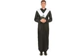 Costume Da Prete Da Uomo Bianco E Nero - Taglia Unica (42)