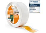 Quest Strisce Per Pavimenti In Pvc 50X20Mm, 10M, Strisce Autoadesive Per Pavimenti, Per Tutti I Tipi Di Superfici, Bianco