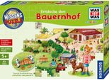 Kosmos Wissenspuzzle Was Ist Was Junior - Entdecke Den Bauernhof, Kinderspiel, Puzzle, Wimmelbild, Ab 5 Jahren, 682651
