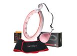 Hms HHM15 Set Per Massaggio Con Hula Hoop Con Pesi, Magneti E Contatore E Cintura Dimagrante BR163 Rosa