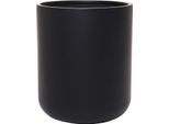 Vivanno Vaso Da Fiori In Fibra Di Vetro Chico Rotondo, Antracite Opaco - 50X60 Cm
